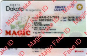 New North Dakota Driver License - Magic Fake IDs | Scannable Fake IDS